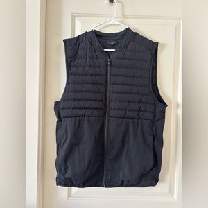 Arne Men's Black Quilted Vest